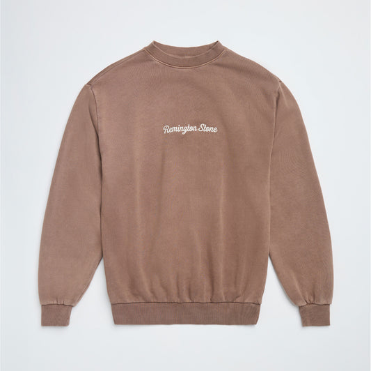 Chain Stitch Crew Fleece